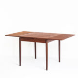 Teak dining table with Scandinavian-style extensions - France, 1960