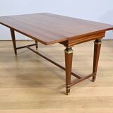 Important Shuttered Table in Sapelli Mahogany, Directoire style – 1970