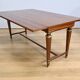 Important Shuttered Table in Sapelli Mahogany, Directoire style – 1970