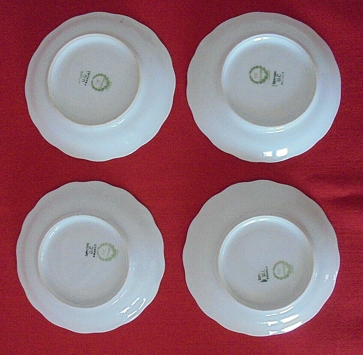 Lot 4 coffee cups and ss-cups Limoges porcelain