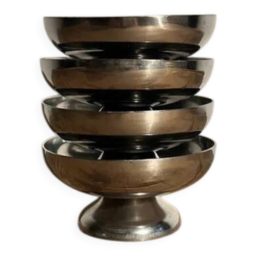 Vintage stainless steel ice cream scoops