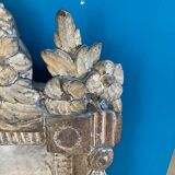 Old mirror gilded wood style L XVI