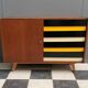 Jiri Jiroutek Yellow sideboard model U458 by Interier Praha 1960s