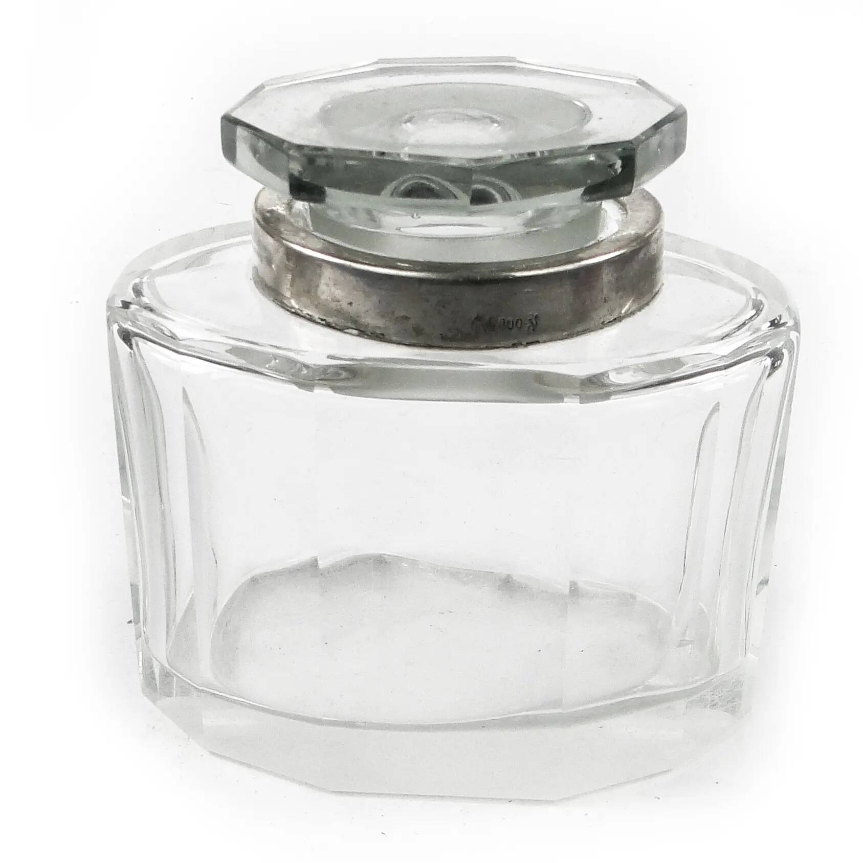 Covered dish, Modernism, crystal, silver, Germany, 19th century