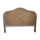 Vintage rattan headboard