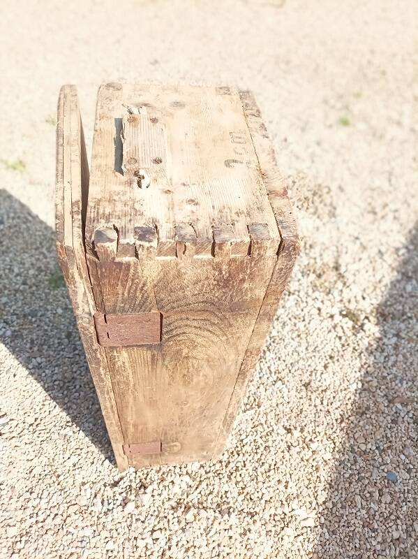 Wooden box military suitcase transport box Dpm 0923301