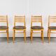 Set of 4 Dining Chairs, by TON, 1960s, Czechoslovakia