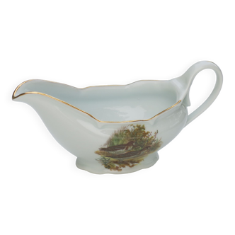 Sologne porcelain sauce boat