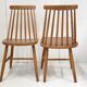 Suite de 4 chaises scandinaves vintage 1960