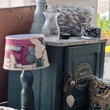 Lamp foot wood cabinetmaker abbat day fabrics creator