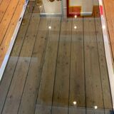 Vintage chrome coffee table