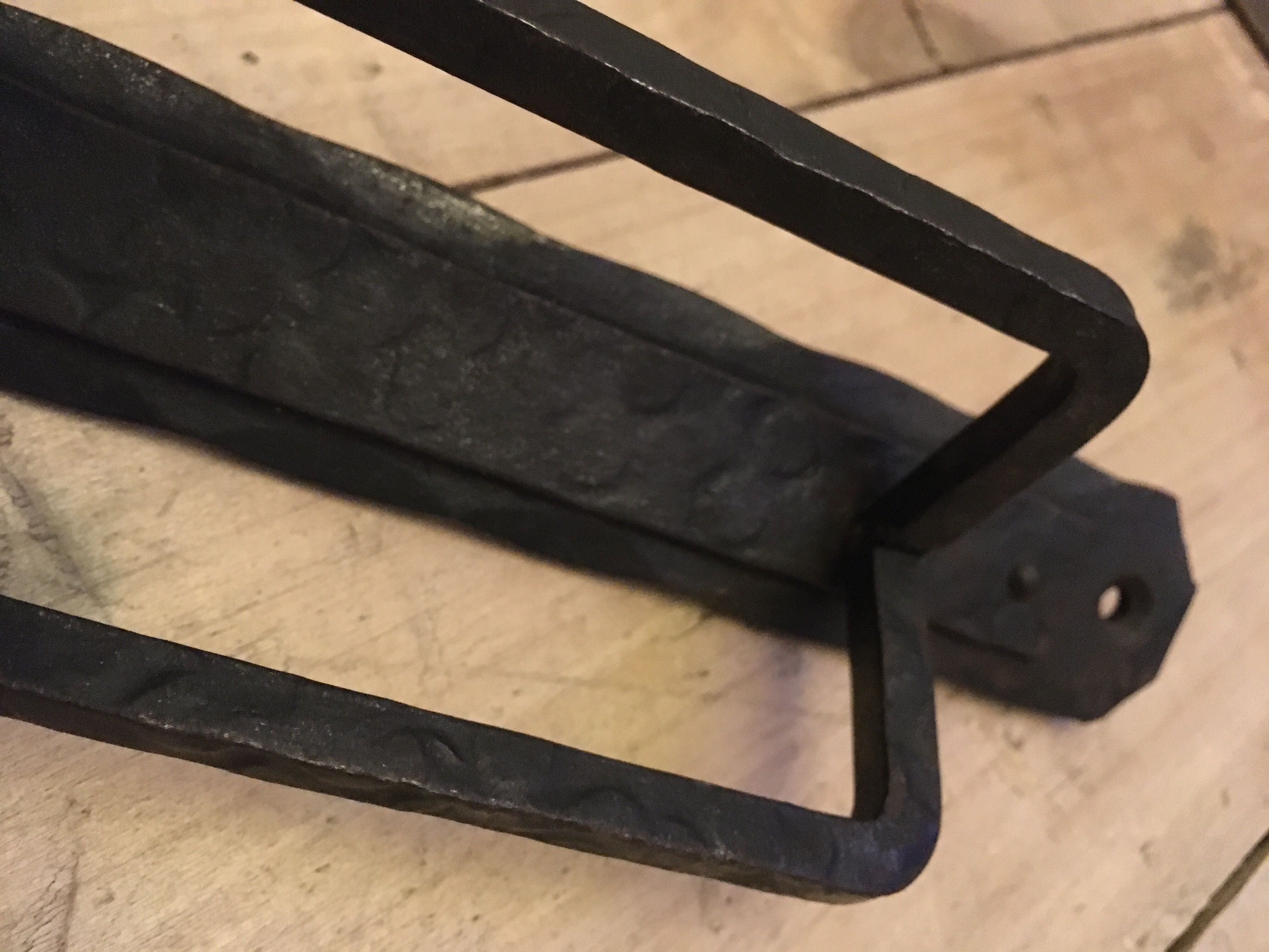 Wrought iron wall lamp