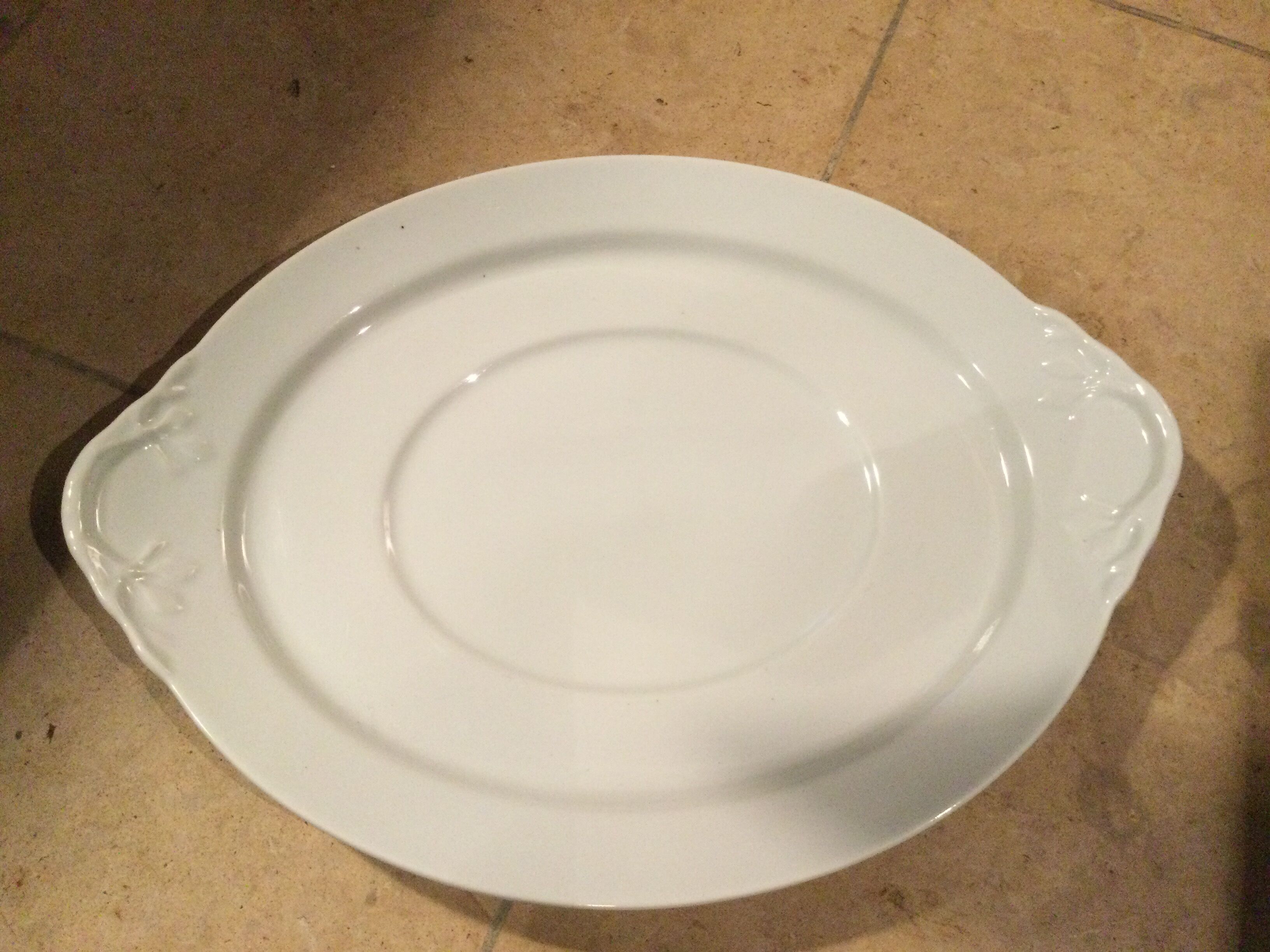 Large antique porcelain dish