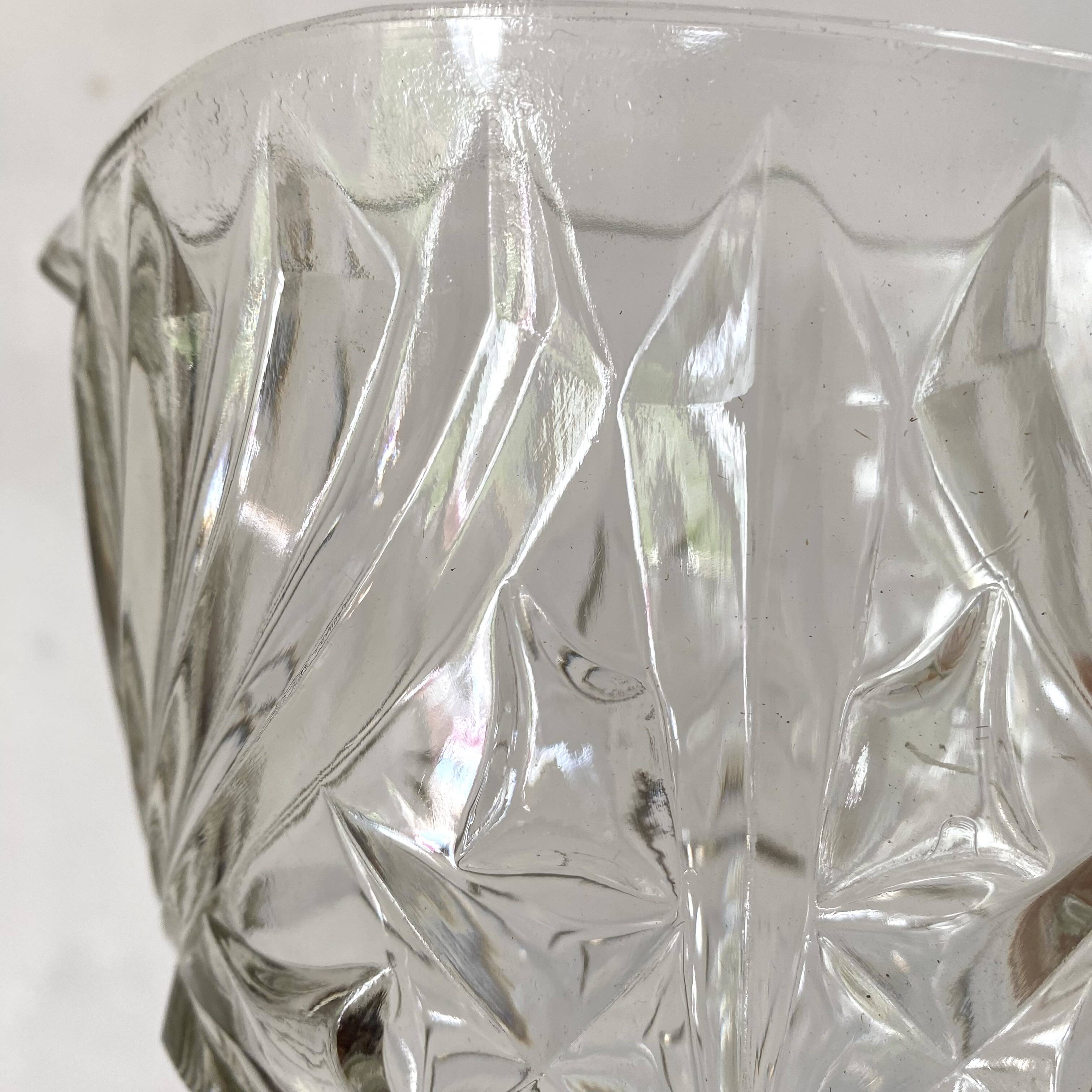 Italy pressed glass pitcher