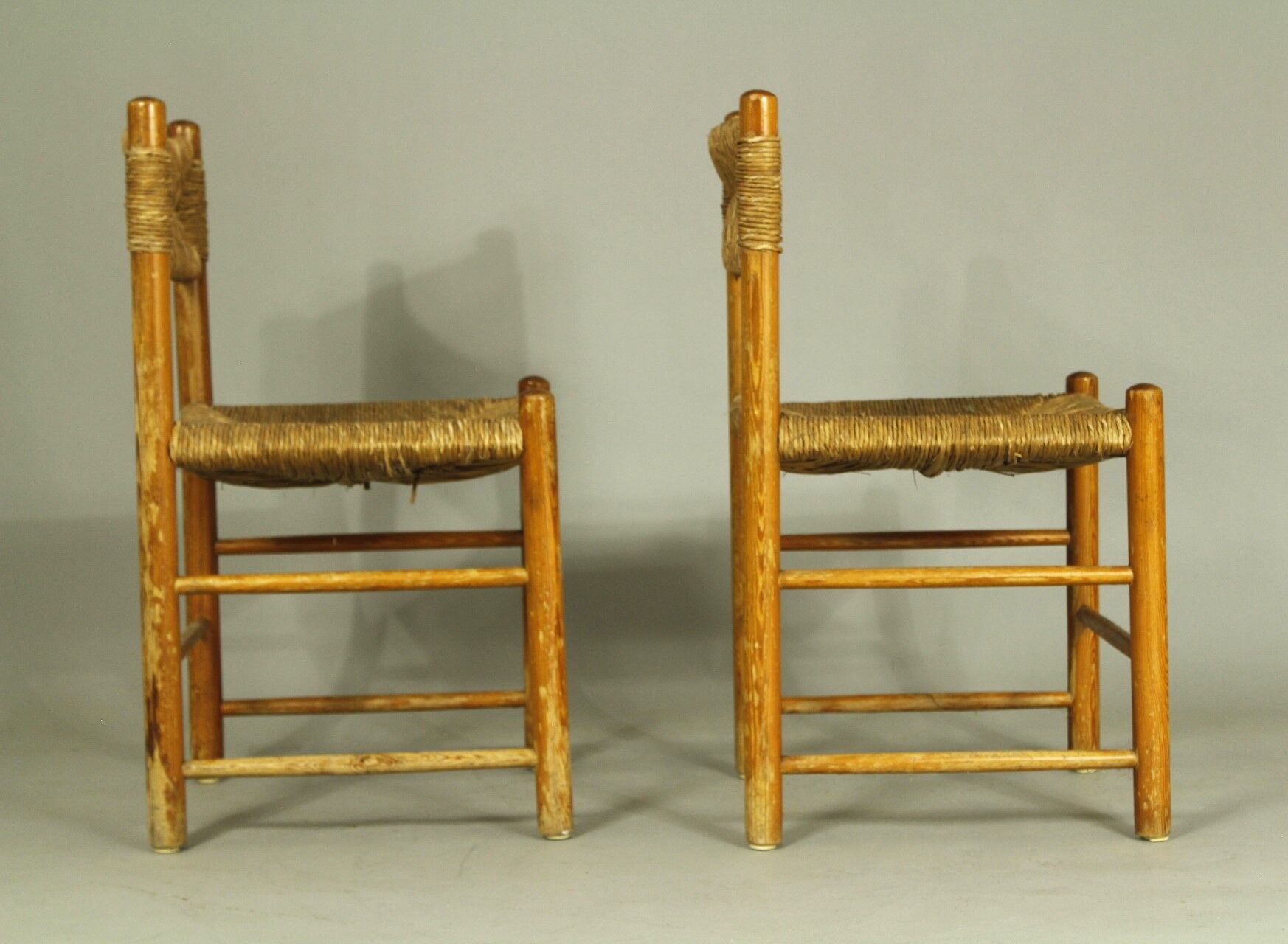 Pair of Dordogne Chairs for Robert Sentou, 1970s
