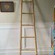 Decorative vintage bamboo ladder