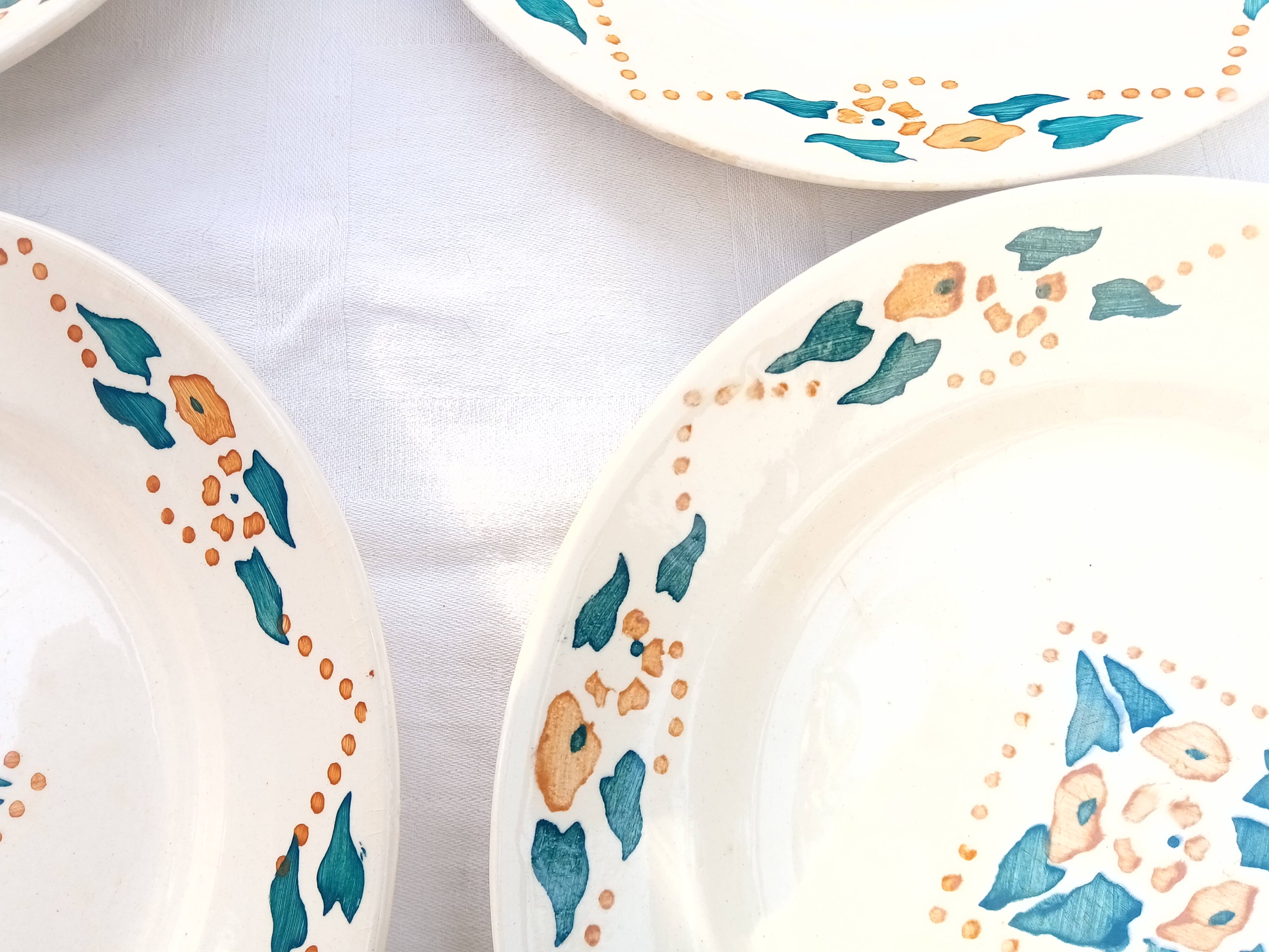 5 Terre de Fer flat plates
