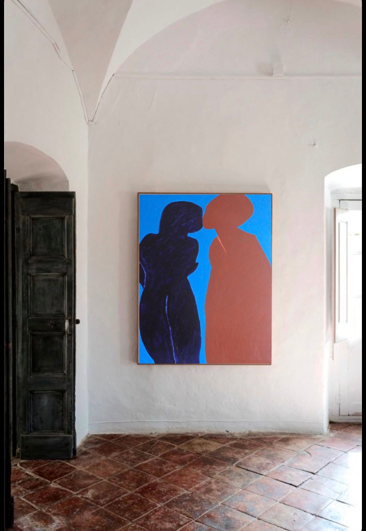 Came closer minimalist canvas painting