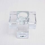Bougeoir photophore en verre