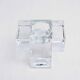 Glass tealight candle holder