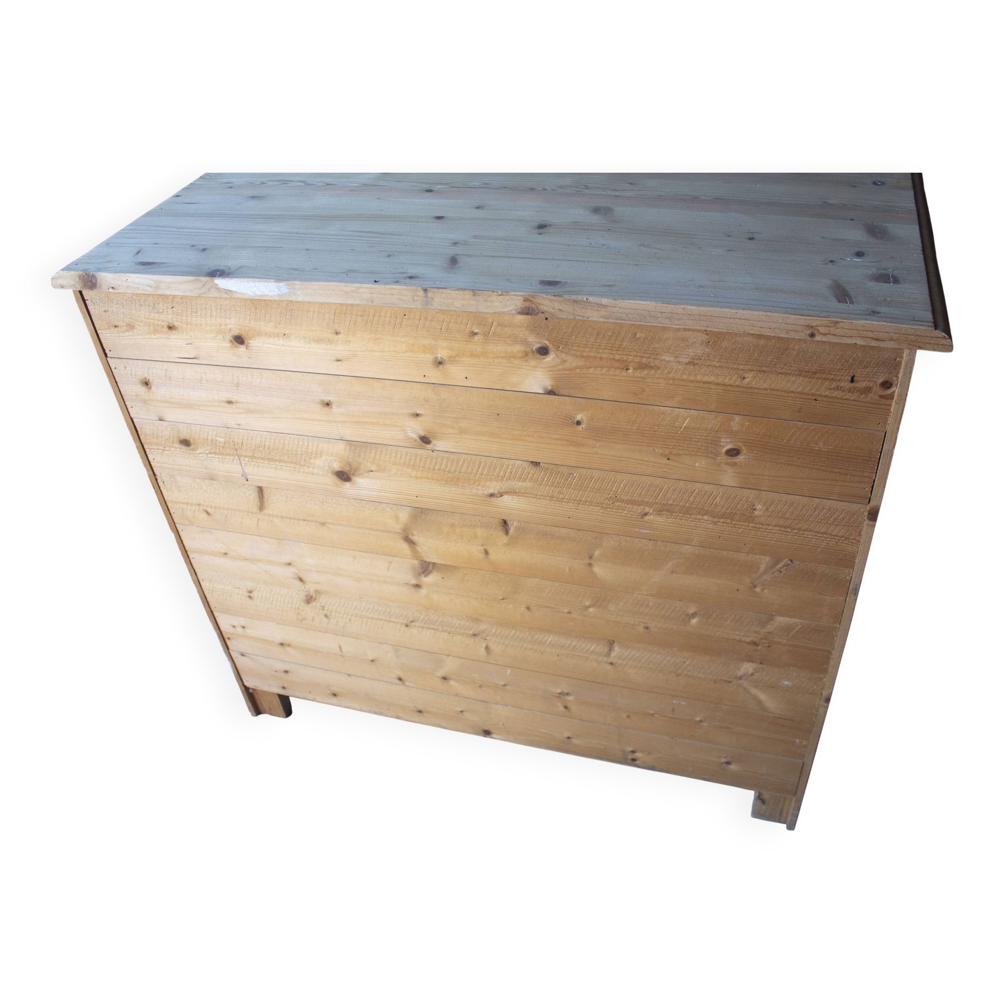 Solid wood chest of drawers