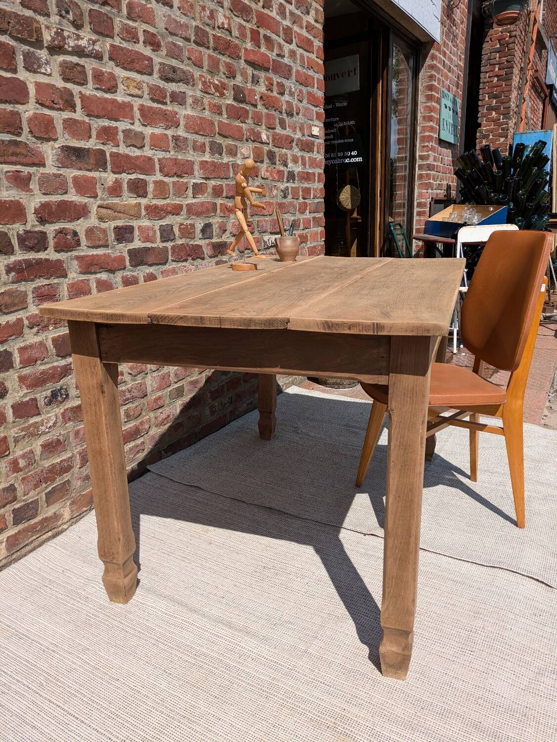 Solid oak table