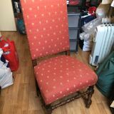 Set of 6 Louis XIII style chairs
