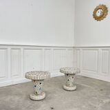 Pair of 1960s mosaic stools