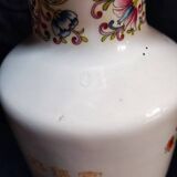 Porcelain peacock vase