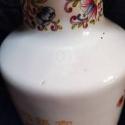 Vase paons en porcelaine