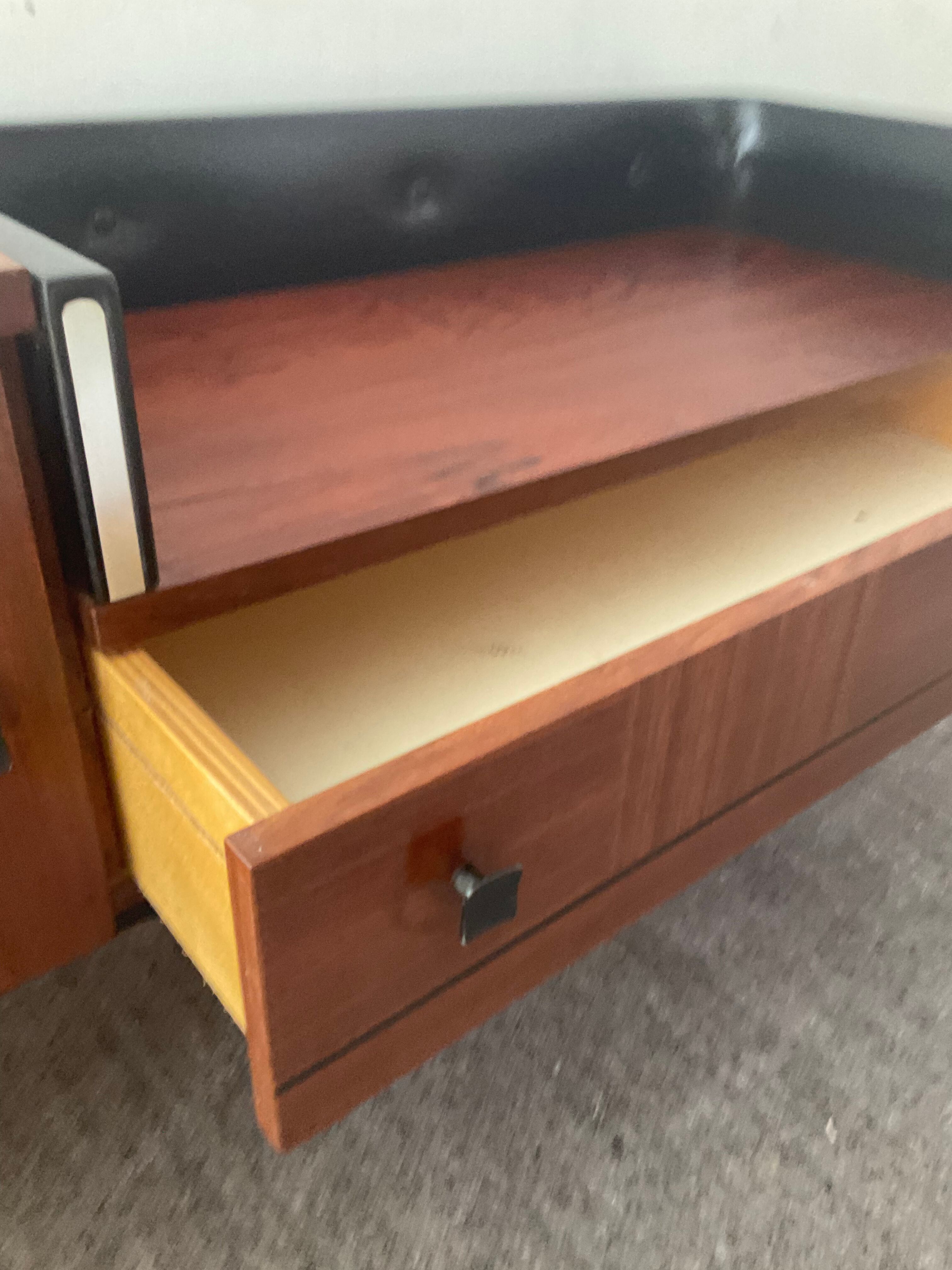 Enfilade teak TV cabinet from the 60s