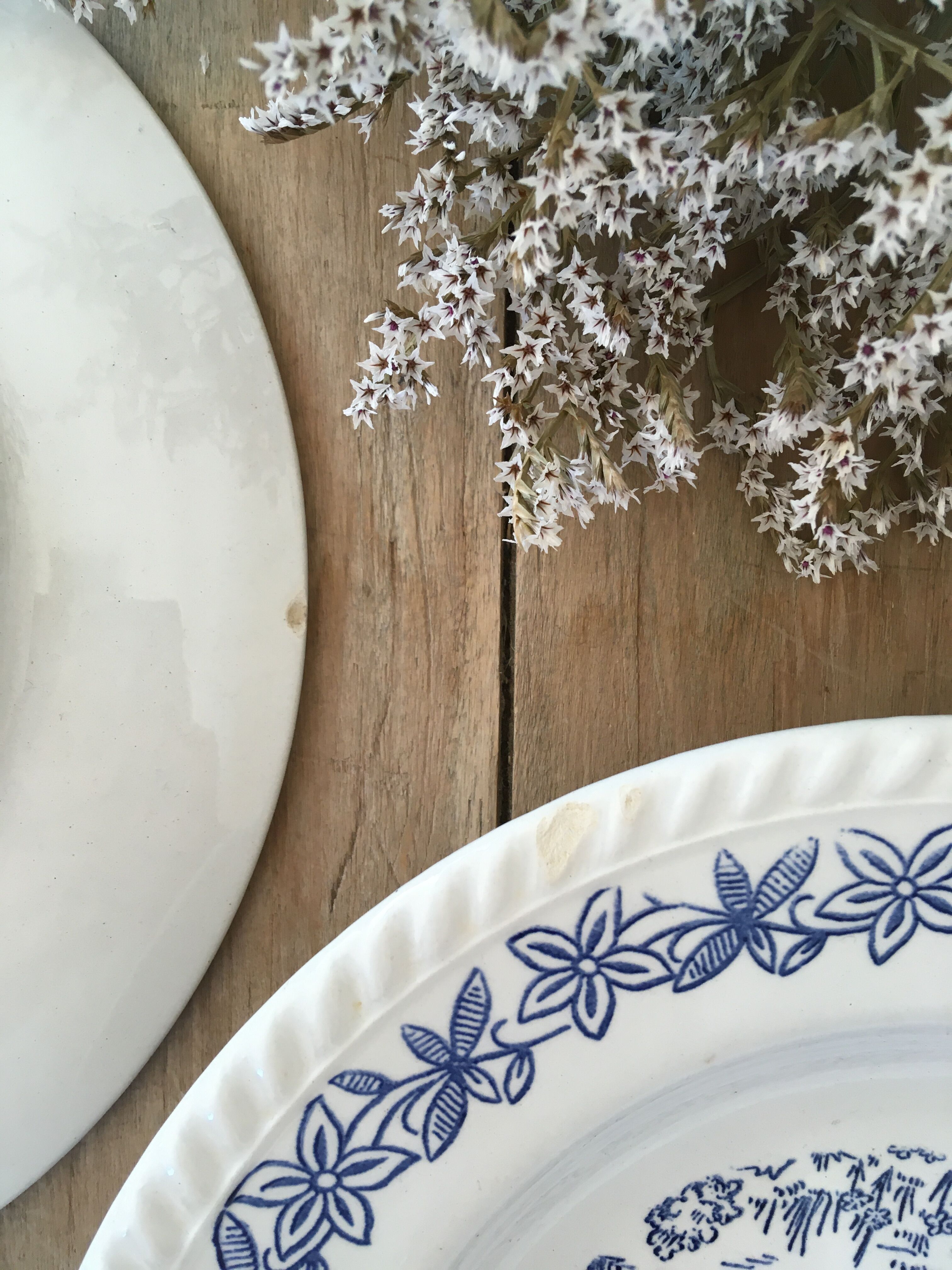 Vintage hollow plates "horses"