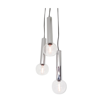 3x globe Pendant light by Staff leuchten, Germany 1960’s