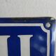 Old enamelled street sign - Street sign number 111