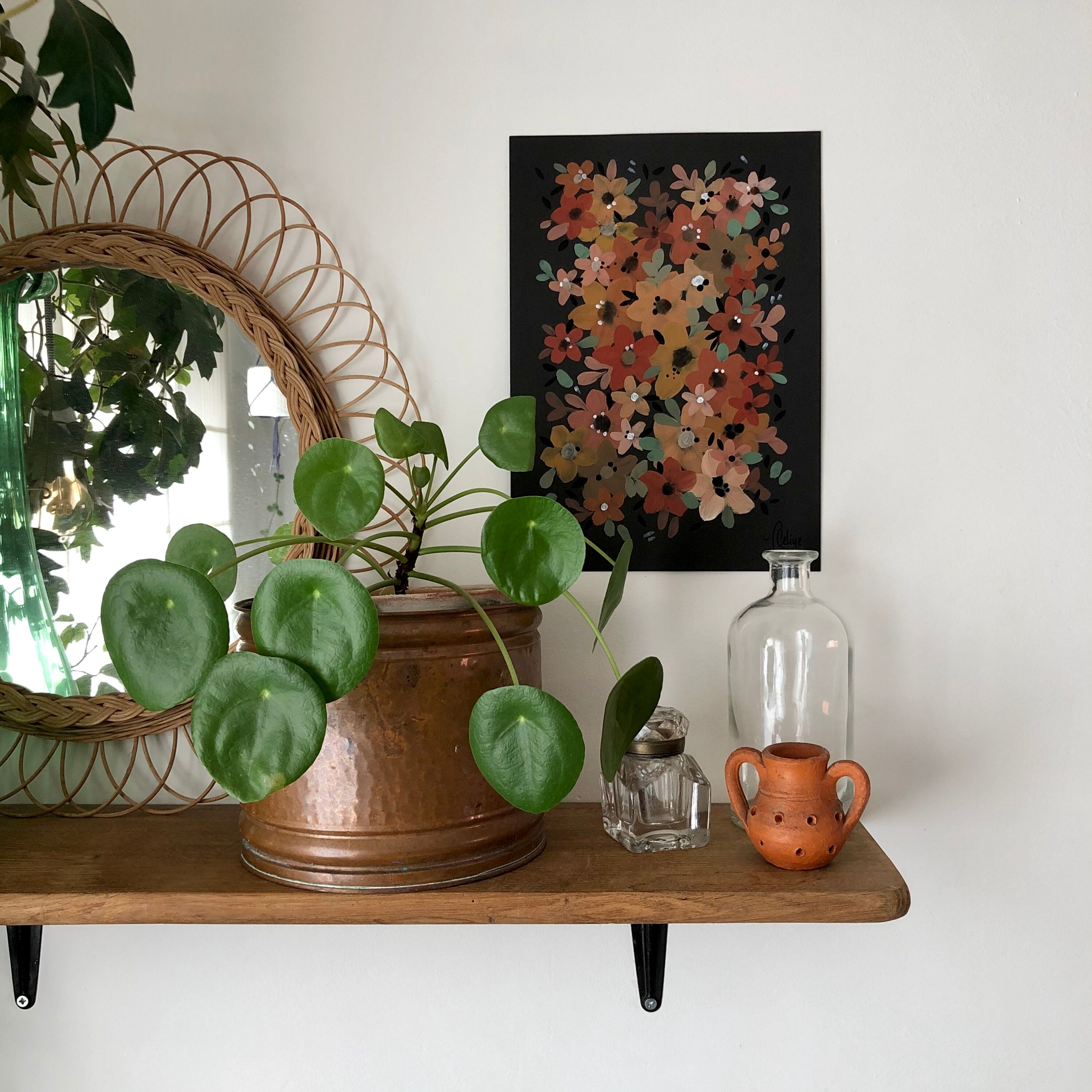 Paper illustration of flowers