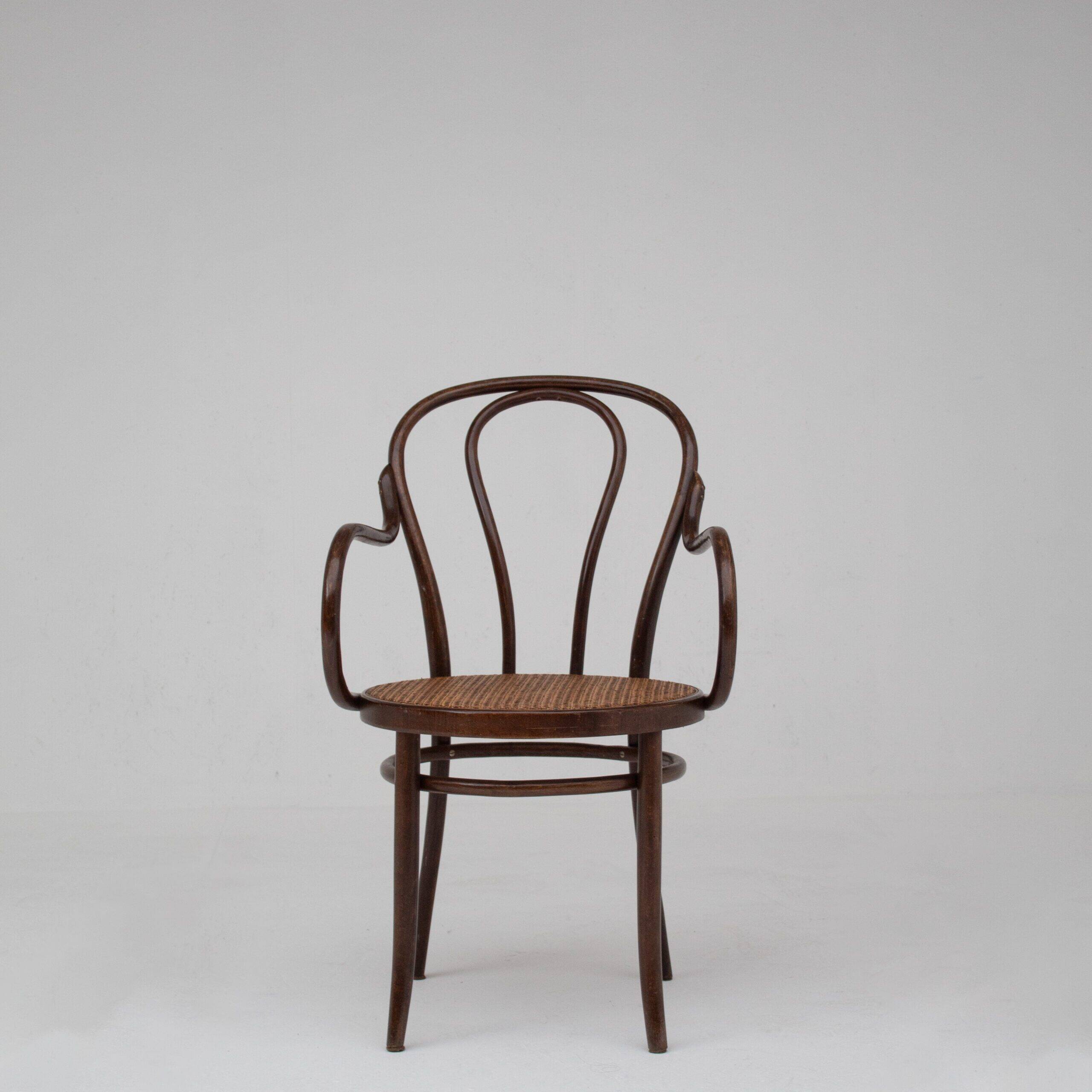 Pair of Thonet bentwood armchairs
