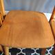 Chairs and stool stamped Luterma varnished wood