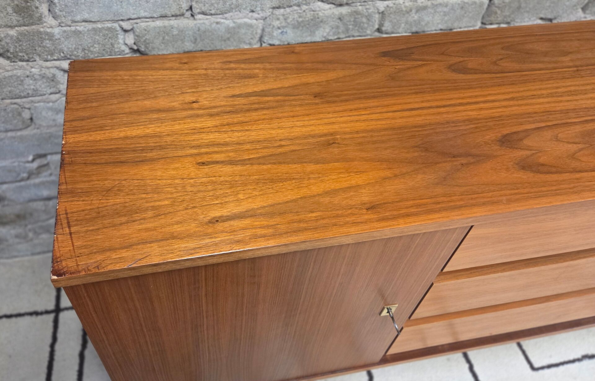 Vintage Scandinavian teak enfilade – 1960s