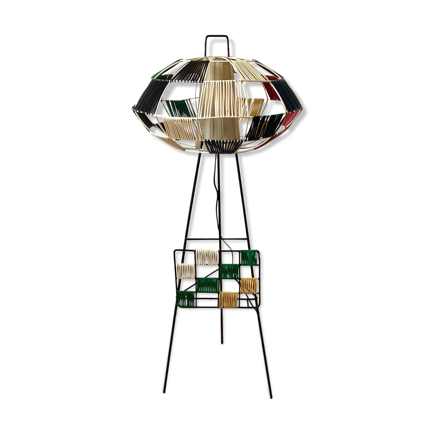 Floor lamp 50s scoubidous