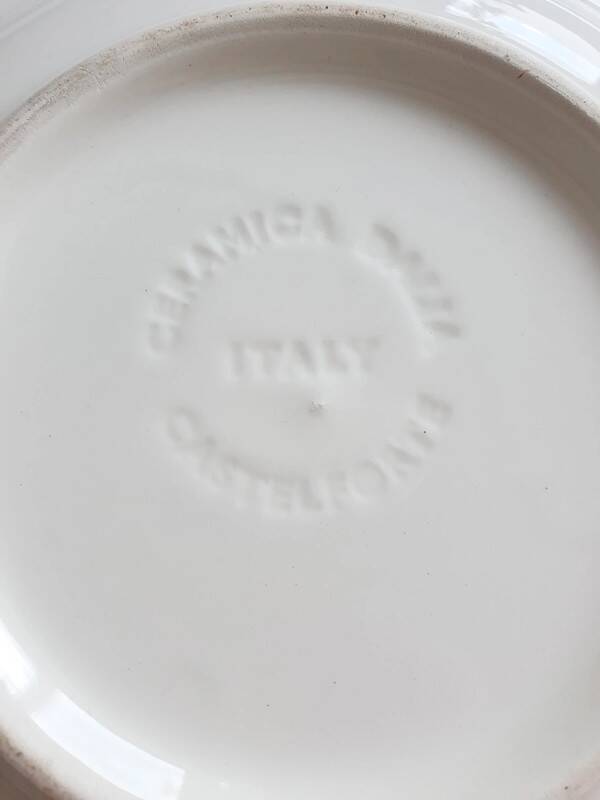 Assiettes plates vintage