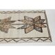 1970s vintage Turkish Oushak handmade wool cotton white runner rug 98x320