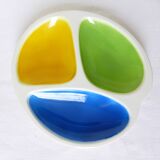Multicoloured aperitif plate Gien 210773
