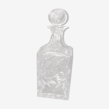 St. Louis crystal whisky decanter, 20th century