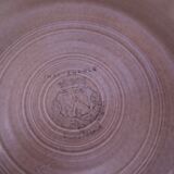 6 deep plates in Grés Salins Marrons swirls