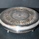 Vintage openwork stove sub-dish in silver metal NPA - Hospitality silverware restaurant bistro