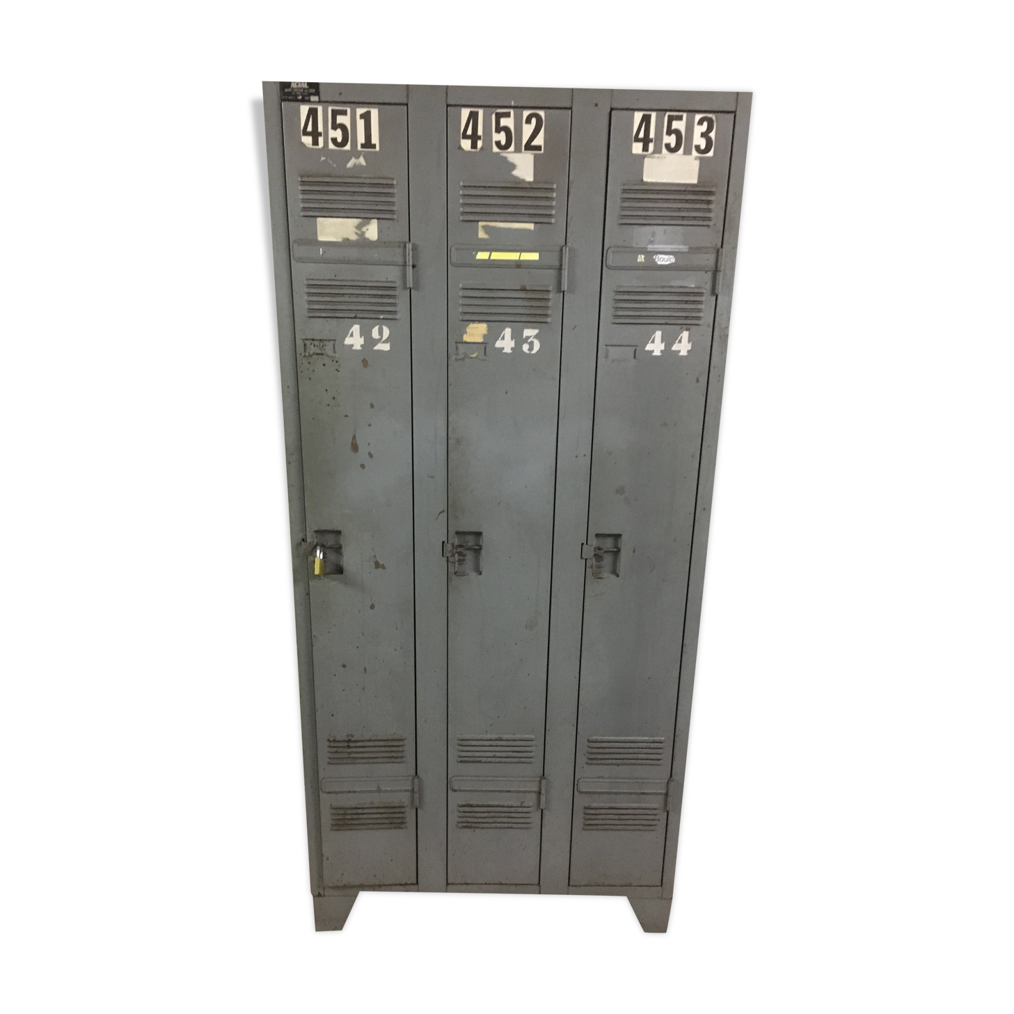 Old vintage industrial cloakroom