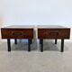 Pair of vintage Scandinavian bedside tables