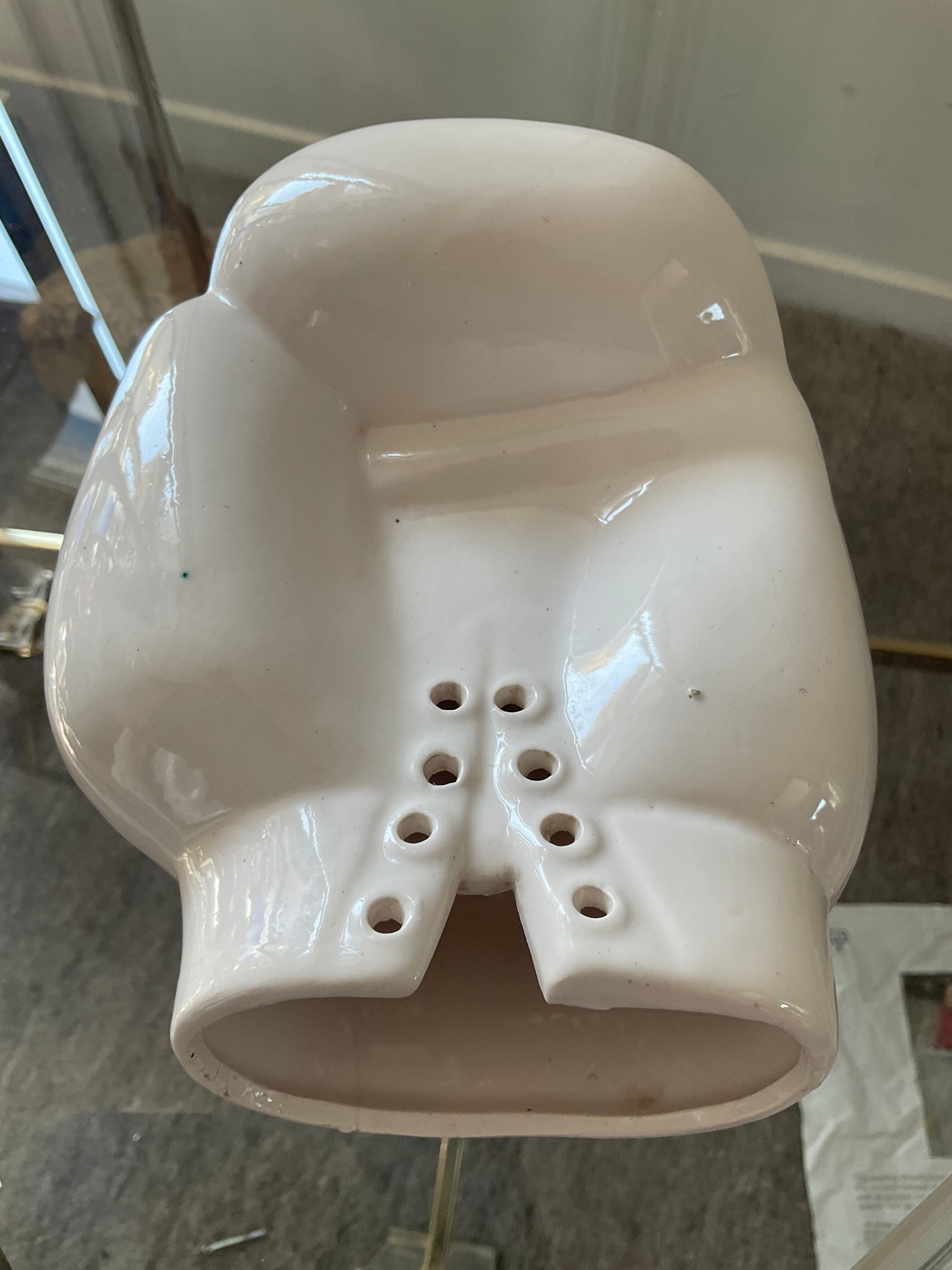 Empty pocket vintage ceramic boxing glove 80s