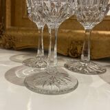 4 verres à pied en cristal Villeroy & Boch