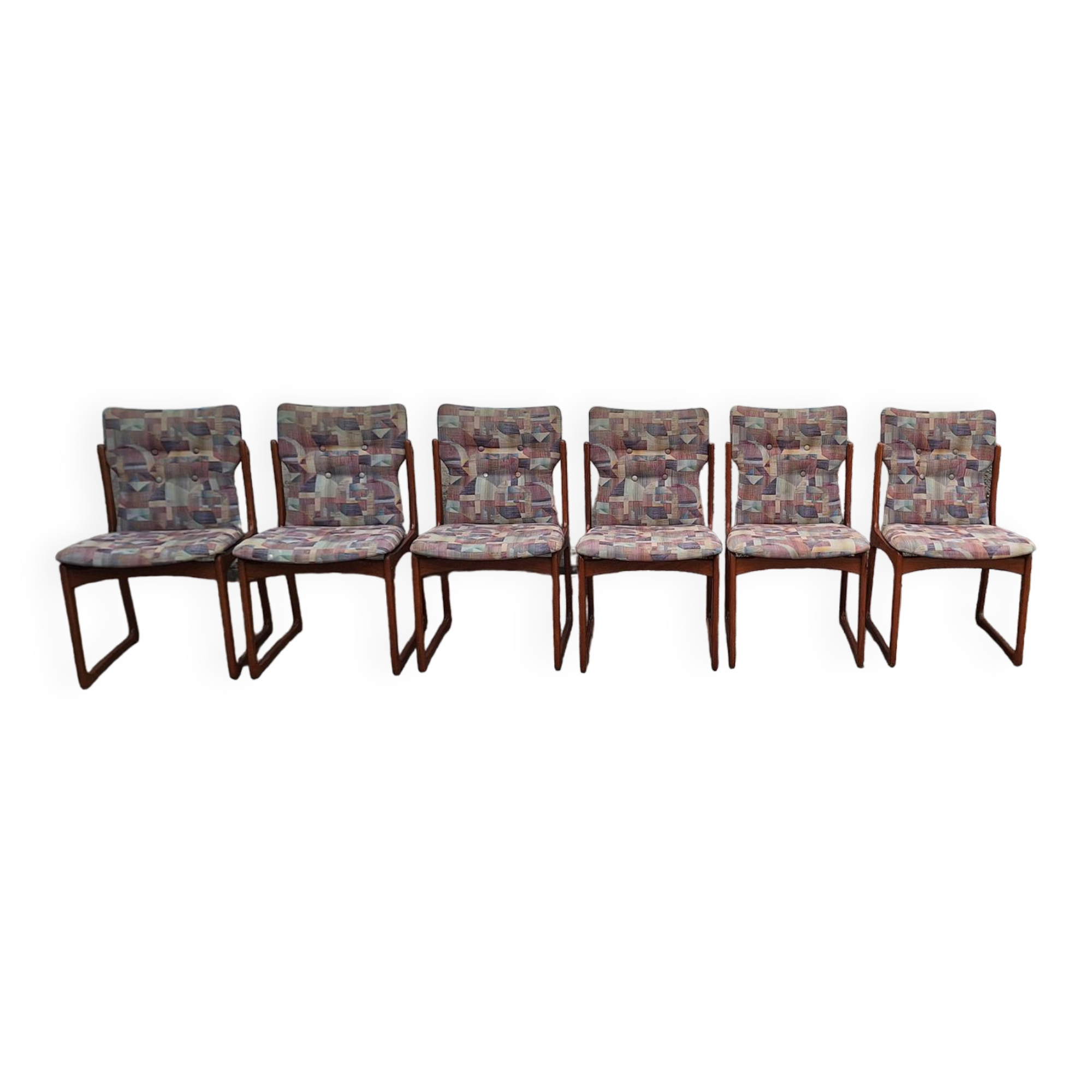 Set of Vandrup Stolefabrik Scandinavian chairs